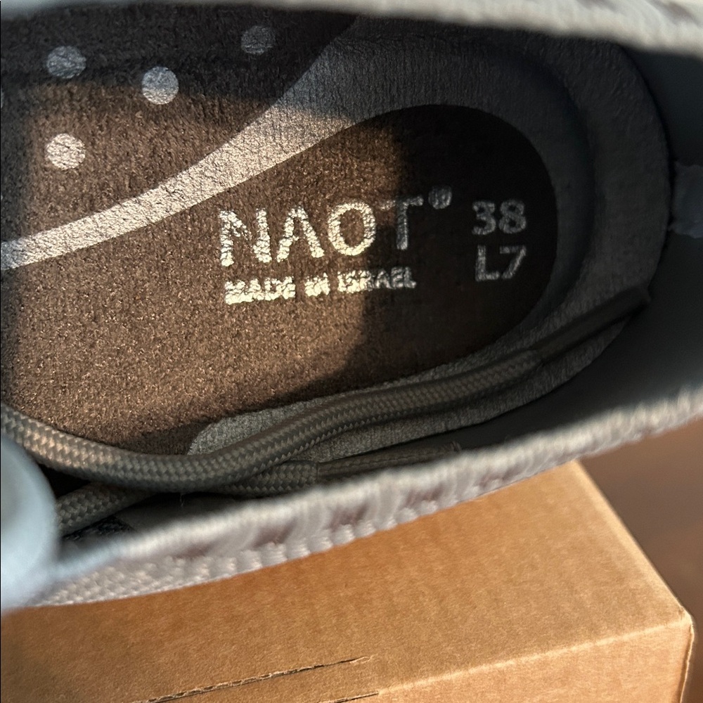Naot Galaxy Light Gray Knit Sneakers - Picture 2 of 4